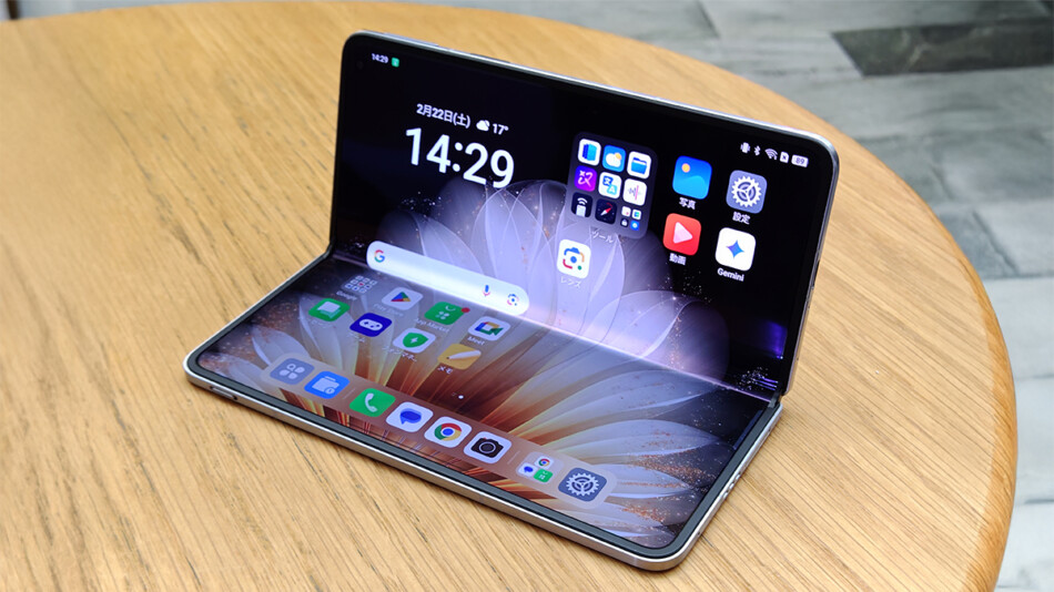 世界最薄な折りたたみスマホOPPO『Find N5』