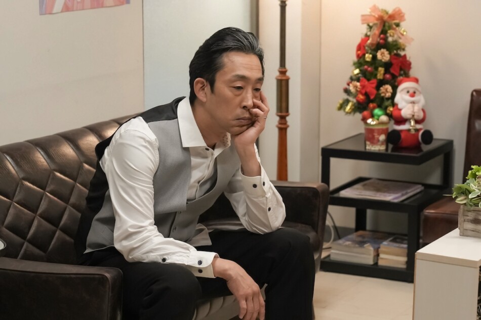 『おむすび』第119話、聖人が孝雄を散髪