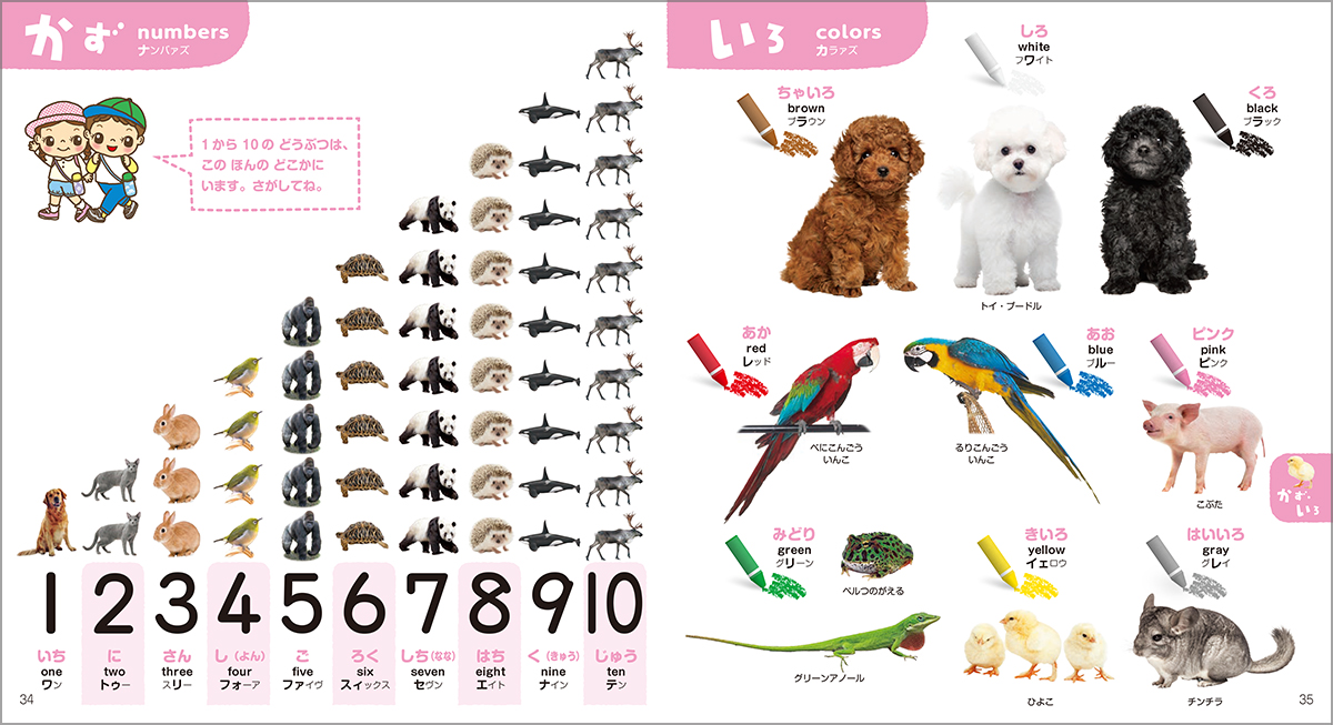 動物いっぱいで楽しく学べる知育図鑑の画像