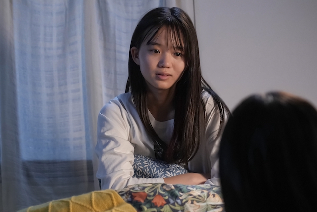 『おむすび』第122話、詩が歩の所に泊まるの画像