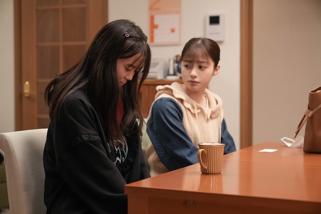 『おむすび』第122話、詩が歩の所に泊まるの画像