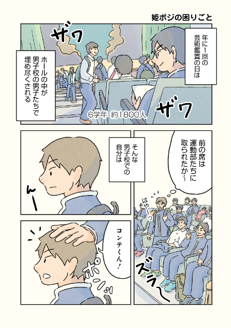 ゆるコミックエッセイ『男子校の生態』の画像