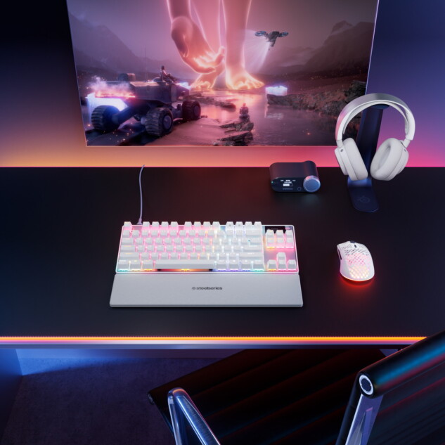 SteelSeries「Apex」ホワイトモデルが登場