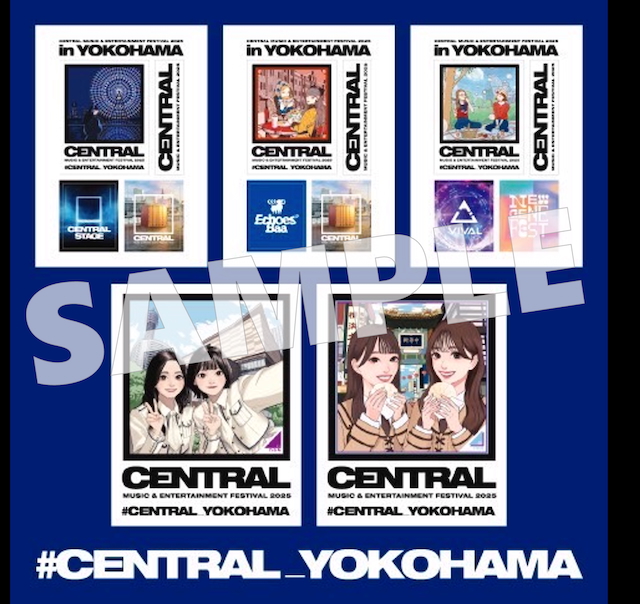 『CENTRAL』×『6回目のひな誕祭』コラボステッカー