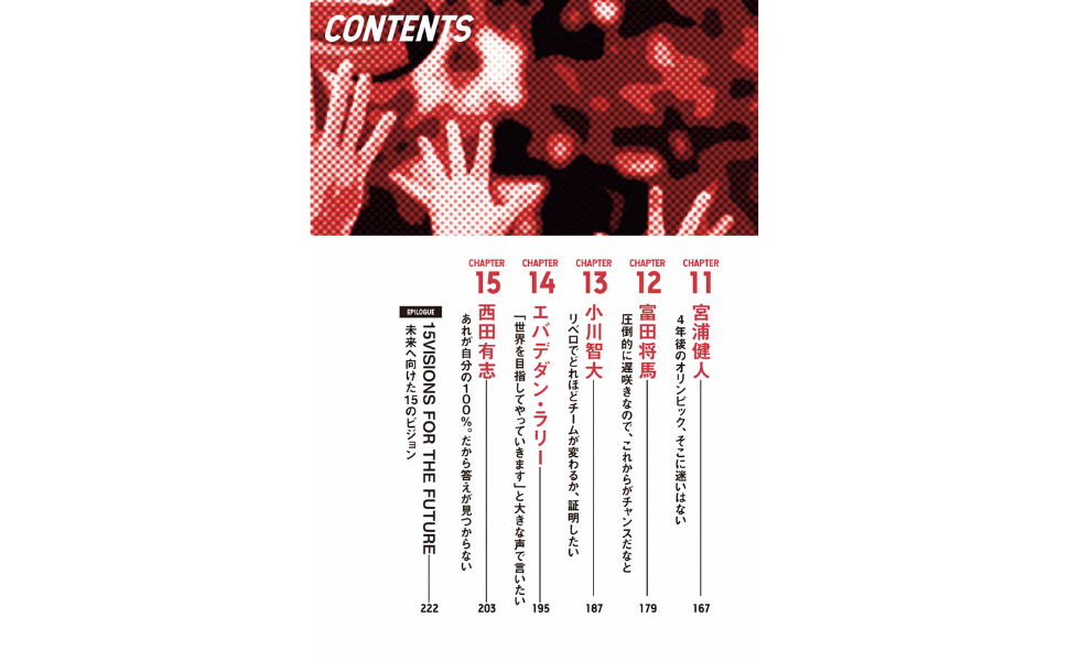 『バレーボール男子日本代表 15人の肖像』の画像