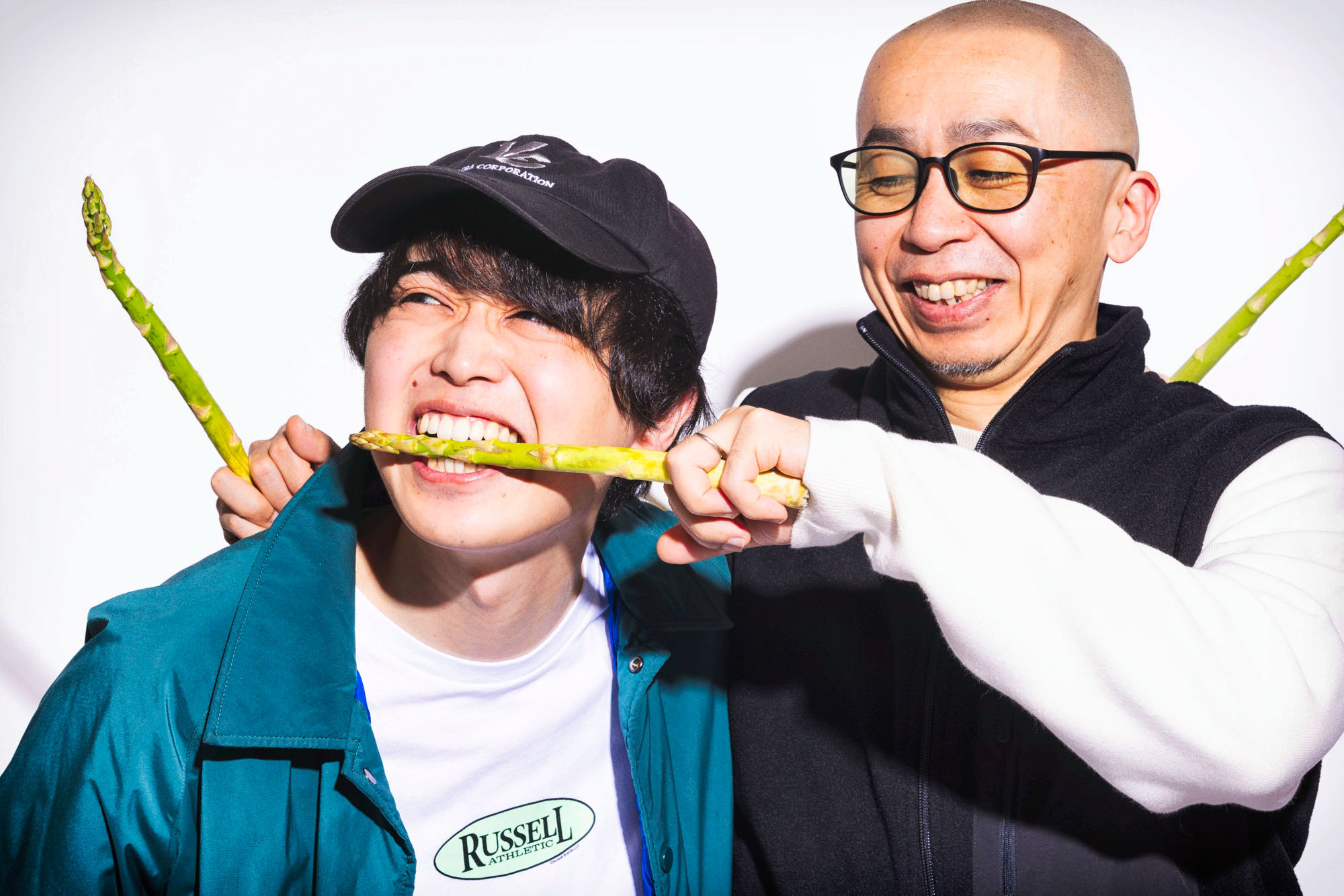 ぜったくん&木暮栄一(撮影=池村隆司)