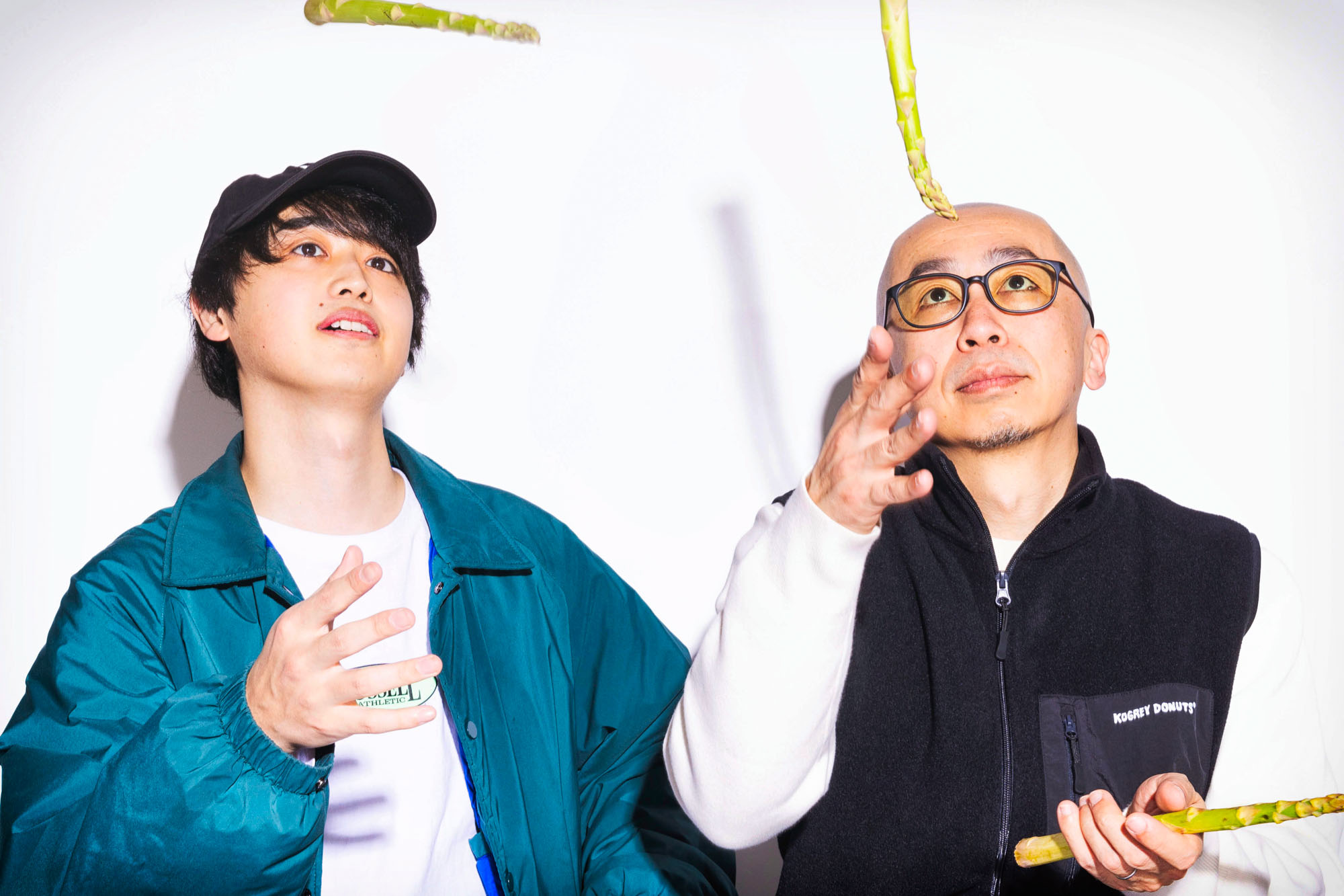 ぜったくん&木暮栄一(撮影=池村隆司)