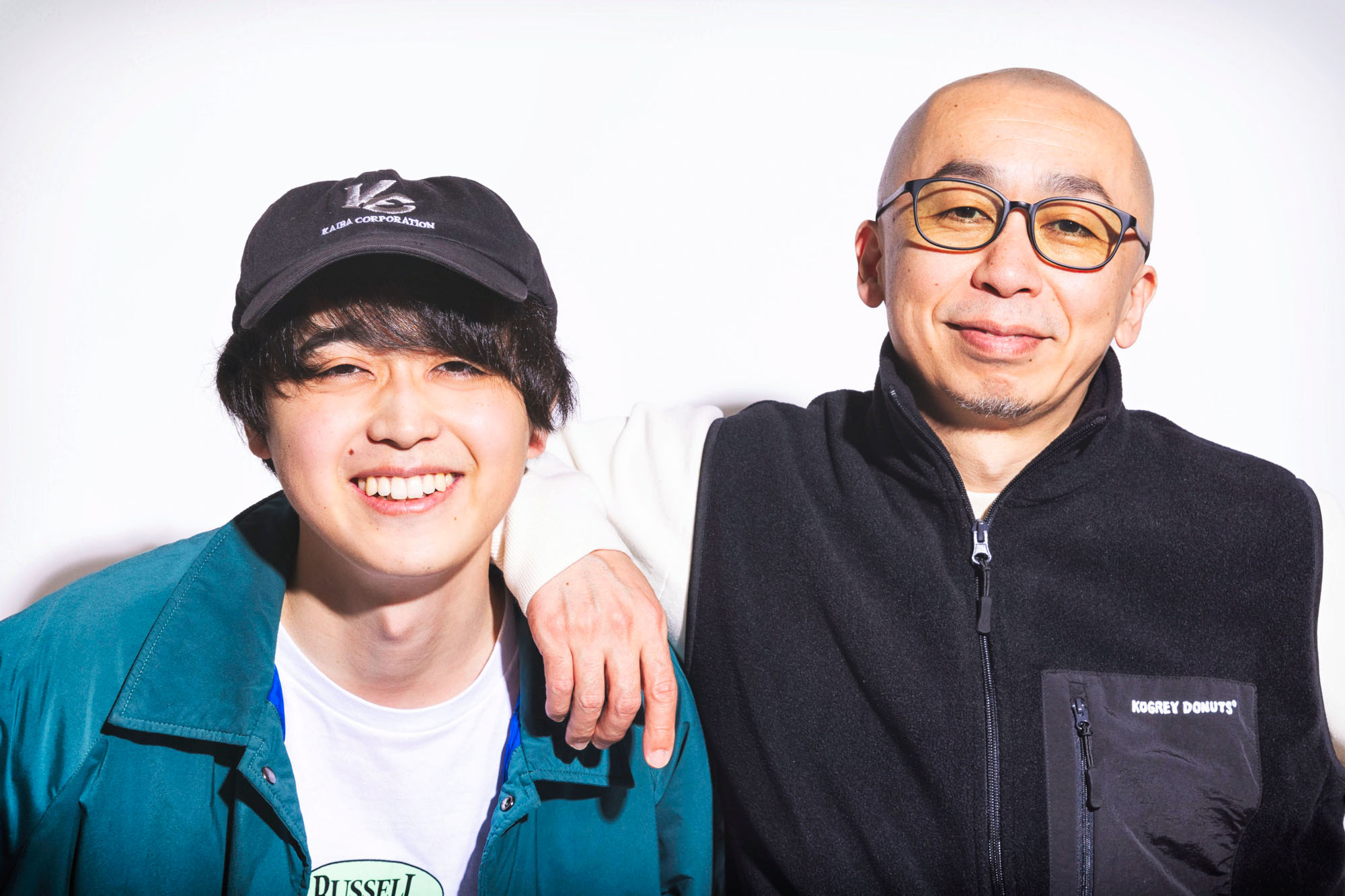 ぜったくん&木暮栄一(撮影=池村隆司)