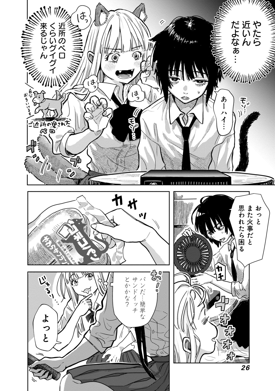 【漫画】女子高生ふたりが車中泊！？の画像