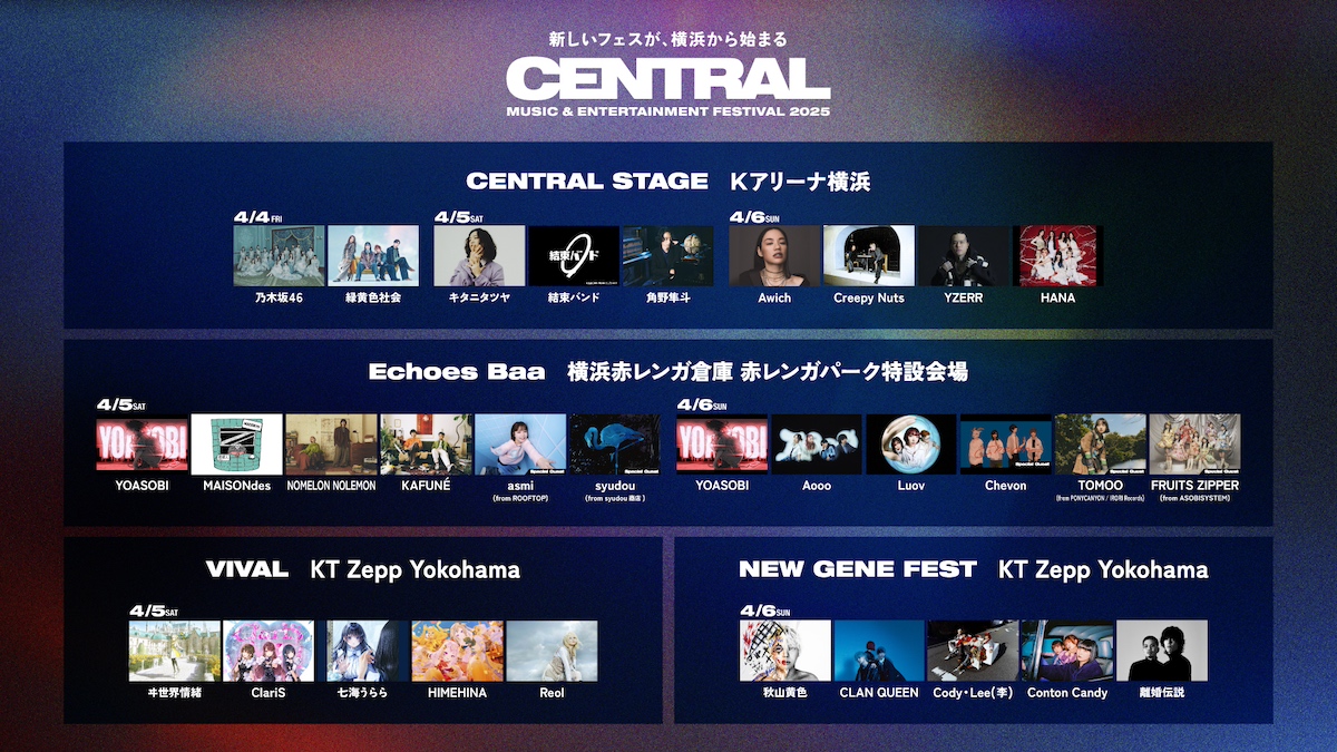 『CENTRAL』は都市型フェスの新常識に？の画像
