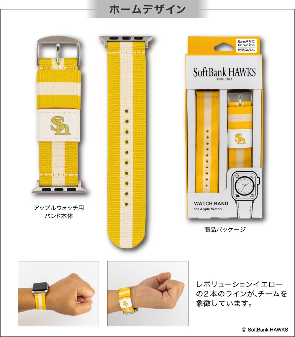 パ・リーグ6球団デザインのApple Watchバンドの画像