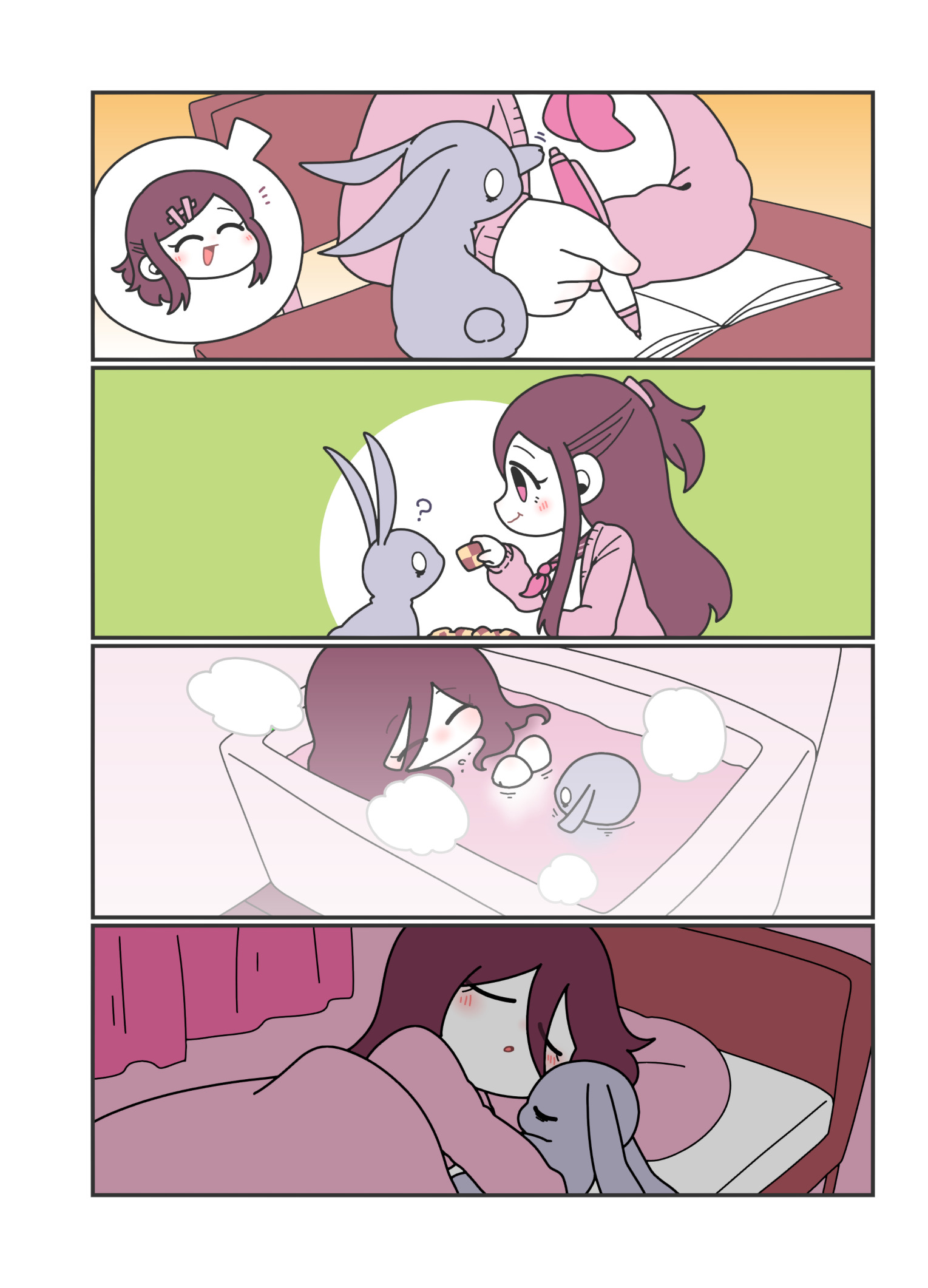 【漫画】人の感情が動物となって触れたら？の画像