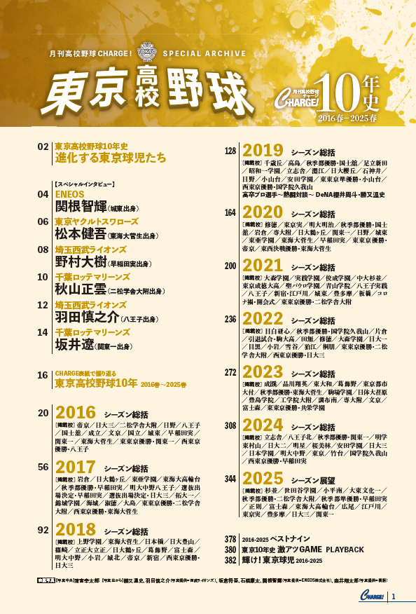 10年間の東京高校野球を振り返るの画像