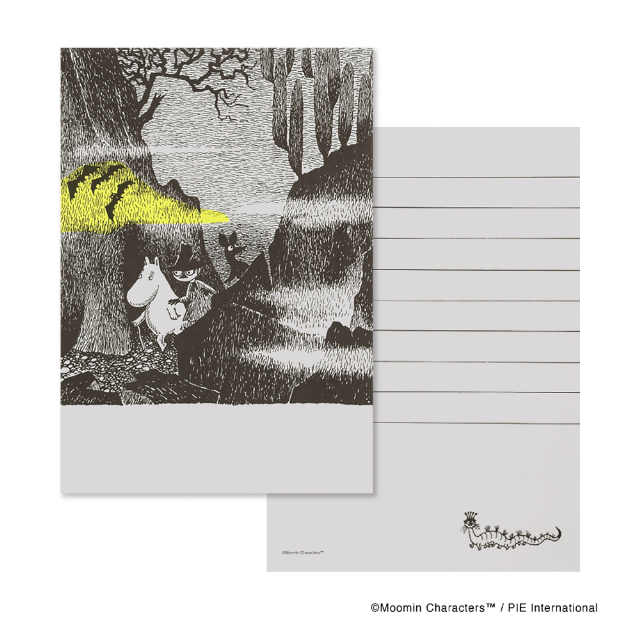 『ムーミンの物語 100枚レターブック』の画像