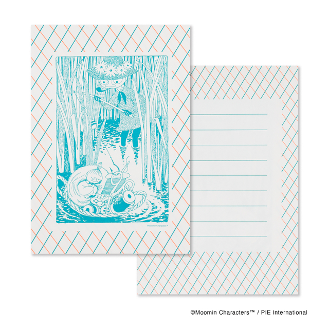 『ムーミンの物語 100枚レターブック』の画像