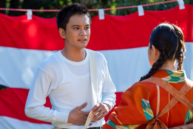 『あんぱん』第12話、嵩のたすきの画像