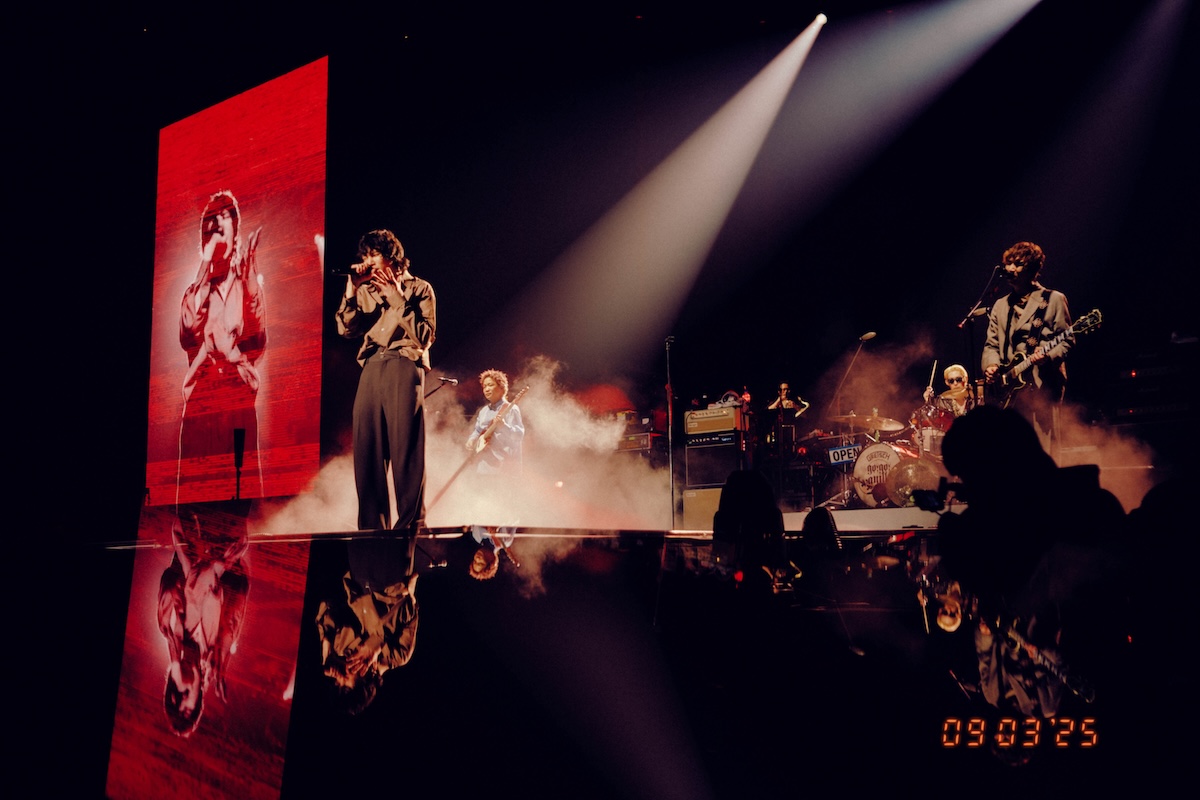 go!go!vanillas ライブ写真（撮影＝西槇太一）