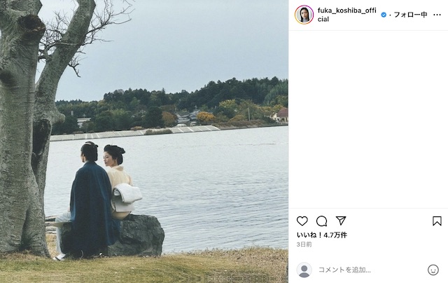 小芝風花公式instagramより