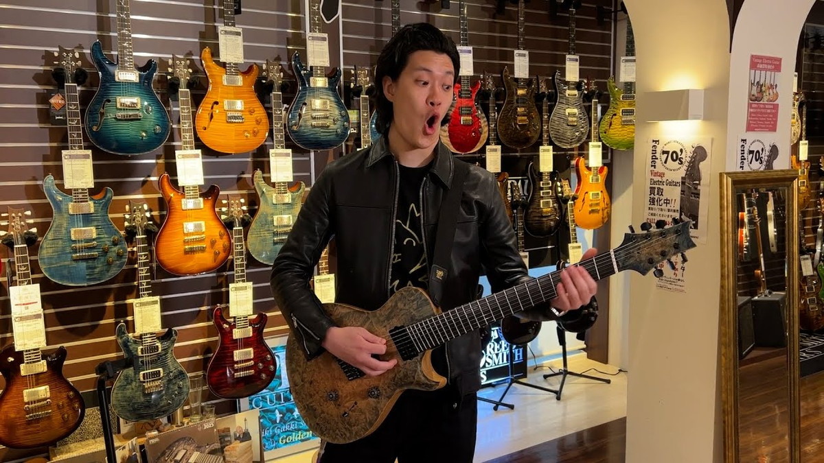 粗品、200万円のPRS製7弦ギターを購入