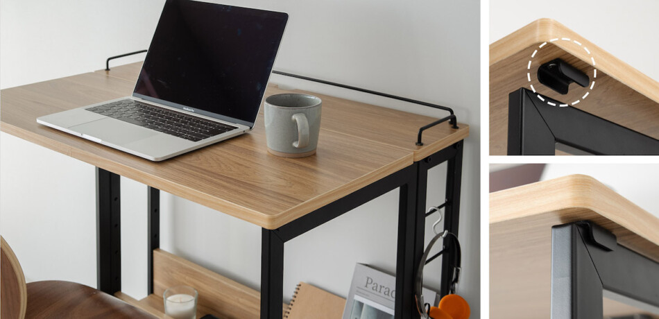 狭い部屋でも余裕な“いいとこ取り”デスク