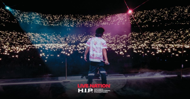 ライブネーション×H.I.P パートナーシップ告知画像