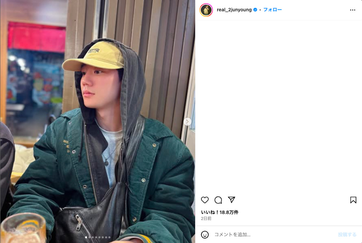 イ・ジュニョンの日本旅行にファンも驚きの画像