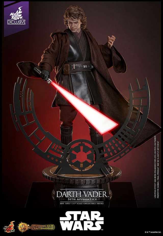 闇堕ちした若きダース・ベイダーのフィギュアの画像