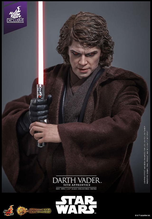 闇堕ちした若きダース・ベイダーのフィギュアの画像