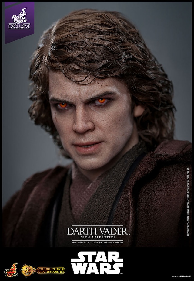 闇堕ちした若きダース・ベイダーのフィギュアの画像