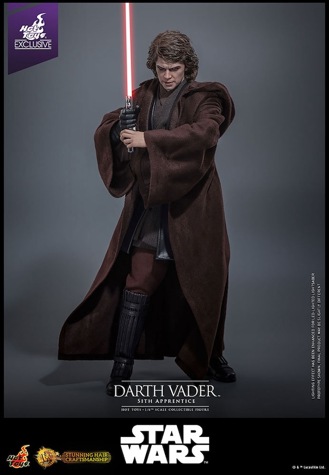 闇堕ちした若きダース・ベイダーのフィギュアの画像