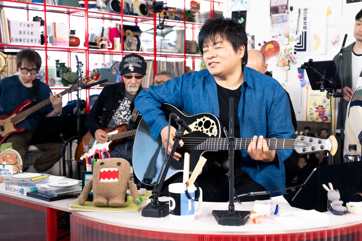 『tiny desk concerts JAPAN～ASKA～』収録の模様