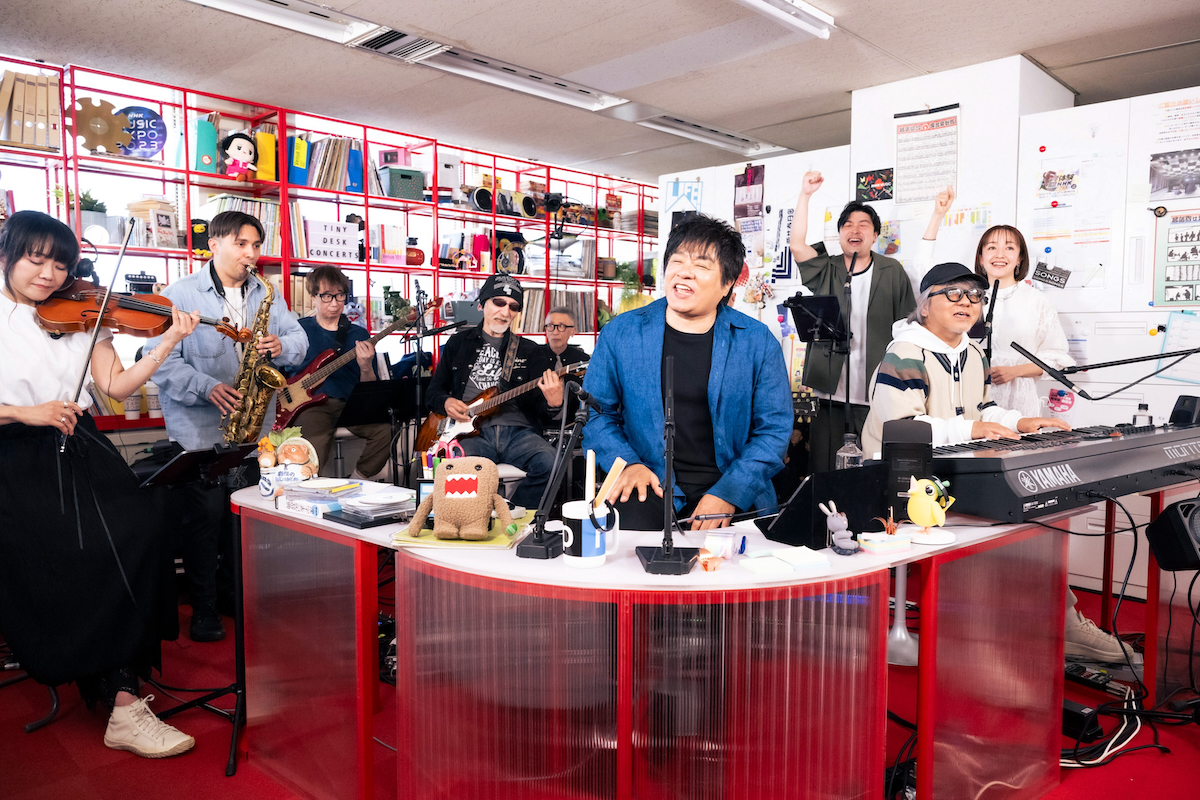 『tiny desk concerts JAPAN～ASKA～』収録の模様