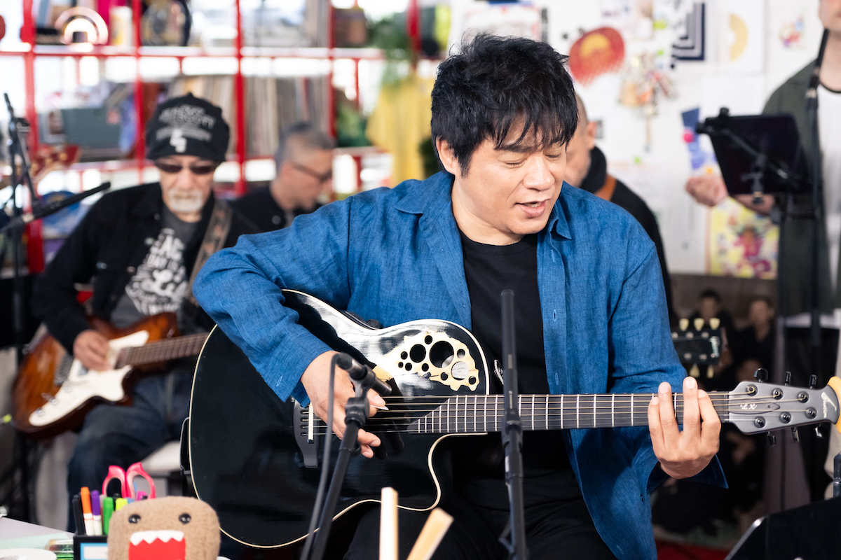 『tiny desk concerts JAPAN～ASKA～』収録の模様