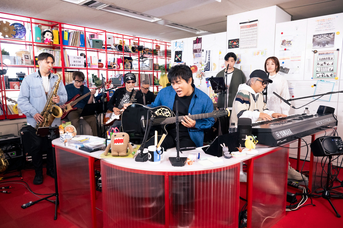『tiny desk concerts JAPAN～ASKA～』収録の模様