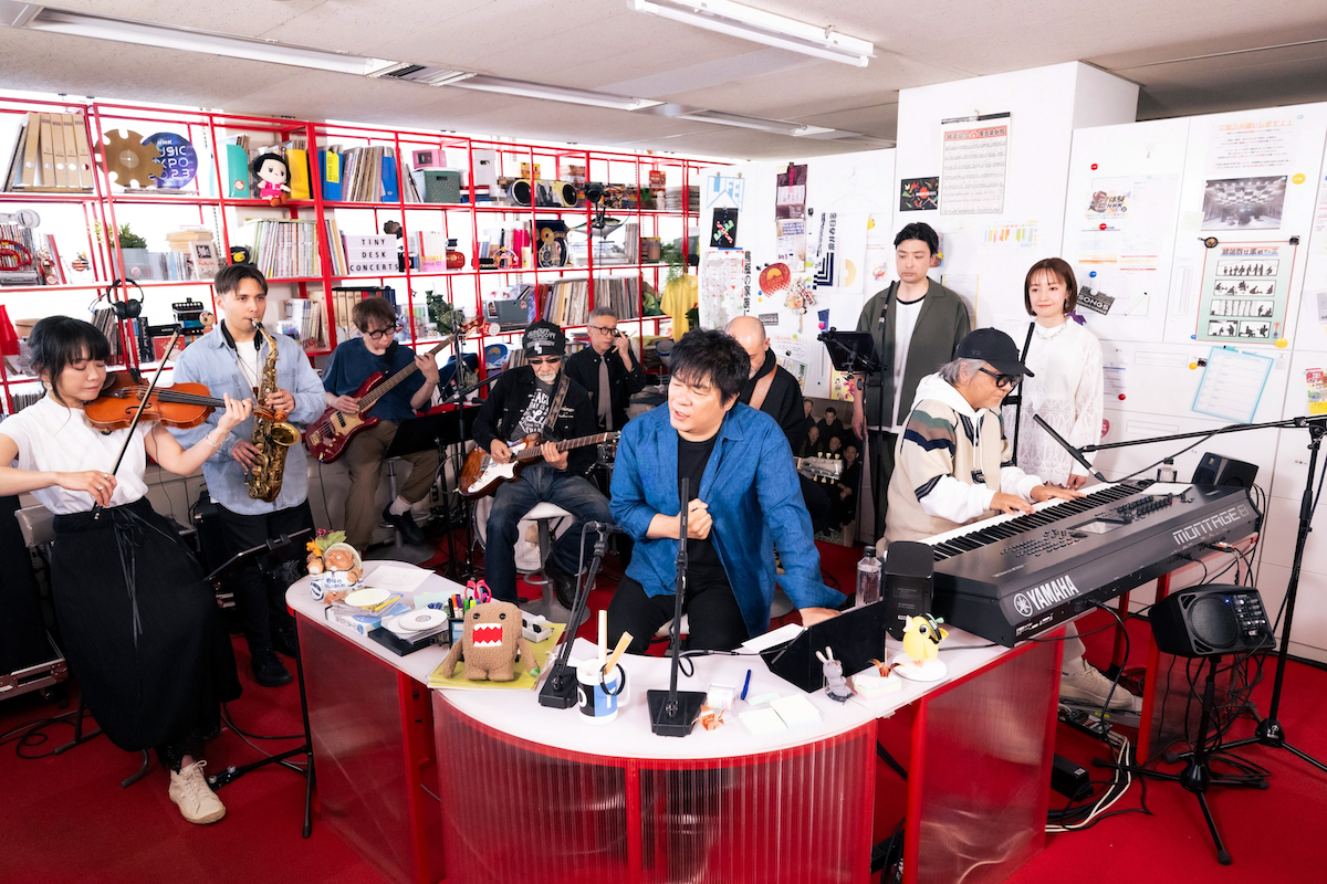 『tiny desk concerts JAPAN～ASKA～』収録の模様