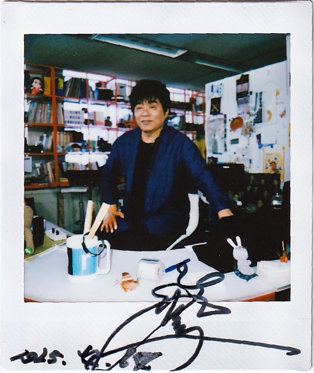 『tiny desk concerts JAPAN～ASKA～』収録時に撮影されたポラロイド