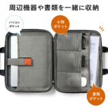 サンワサプライ、2in1セミハードPCケースの画像