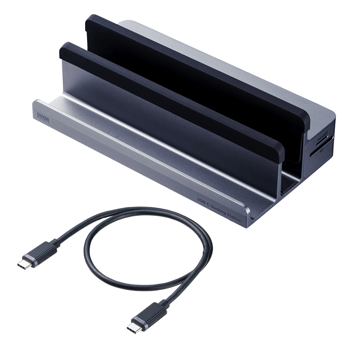 サンワサプライ、12in1ドッキングステーションの画像