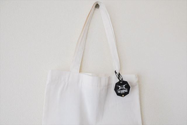 THE RAMPAGE ロゴ入りキーホルダー式Visaプリペイド（使用イメージ）