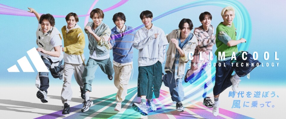 timelesz、adidasキャンペーンモデルに