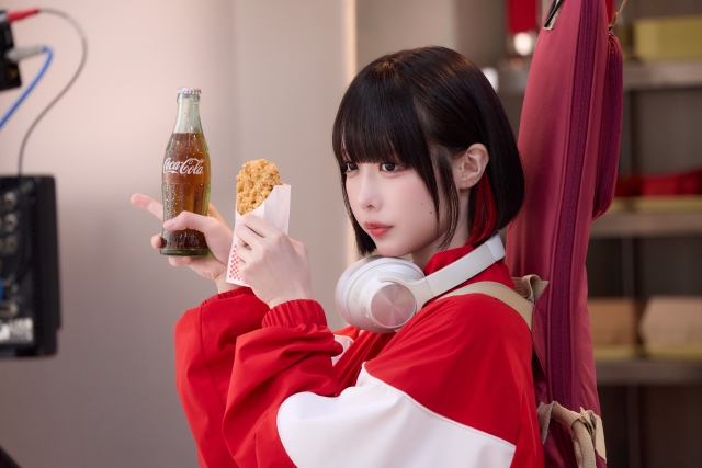あの出演コカ・コーラ新CM『コチる放課後アンセム 「レストラン」篇』　メイキング写真