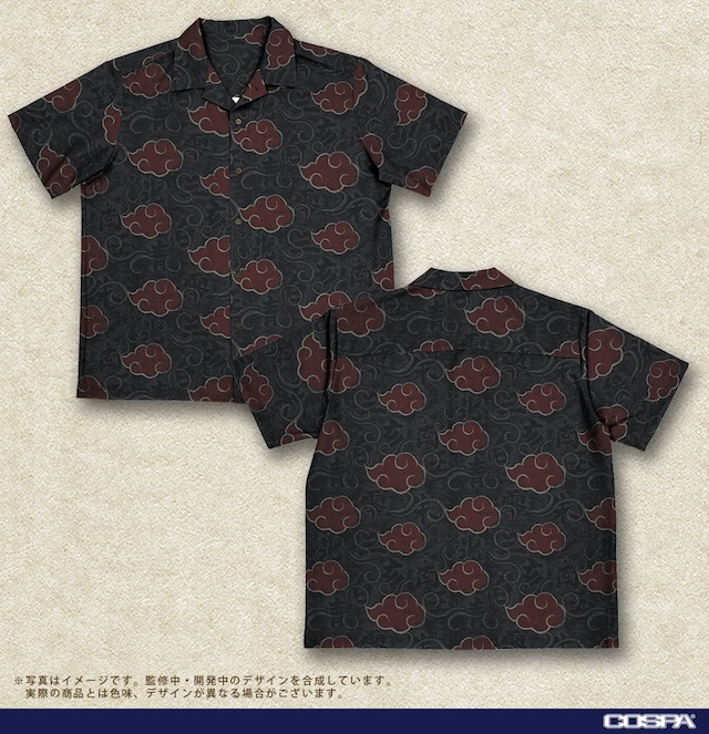 『NARUTO-ナルト-』“暁”のアロハシャツの画像