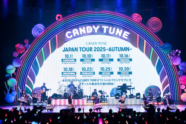 『CANDY TUNE 2nd ANNIVERSARY TOUR「CANDY CANDY PARTY」』東京公演より
