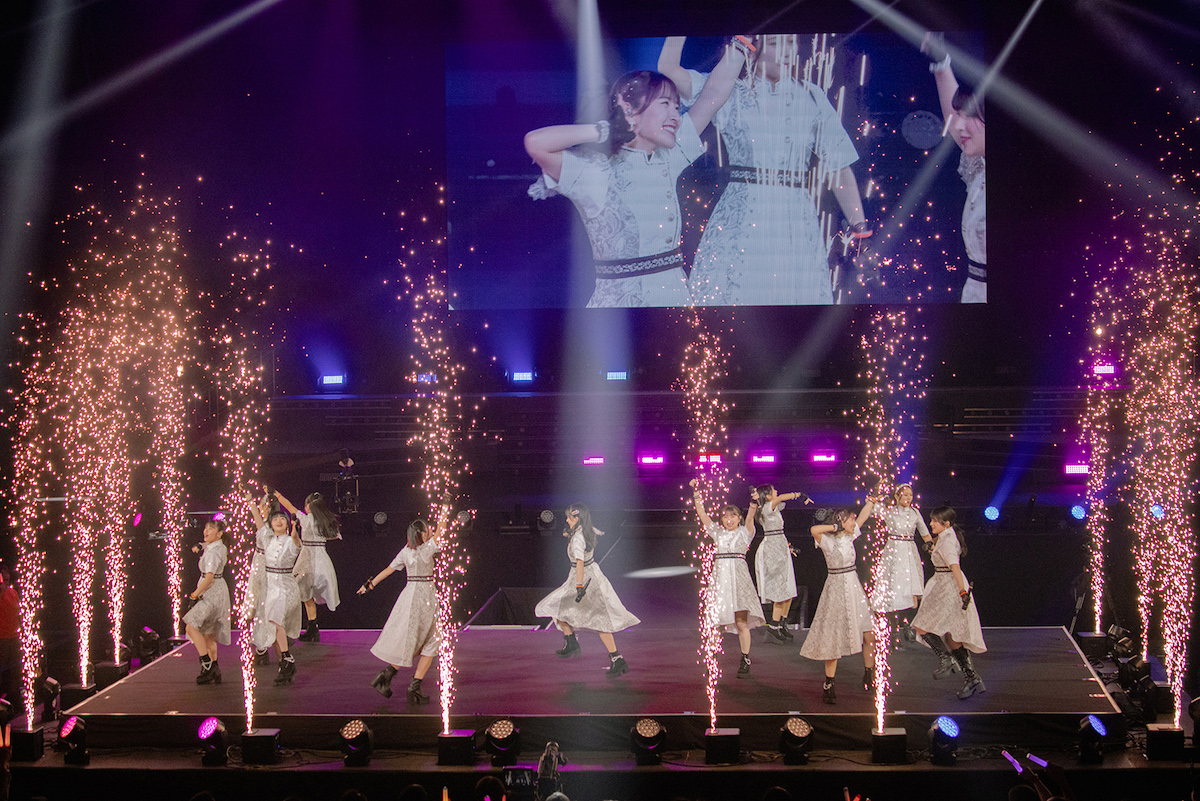 つばきファクトリー、結成10周年で咲かせる花　ファンが八木栞に送る、フルネームのコールという餞の画像1-2