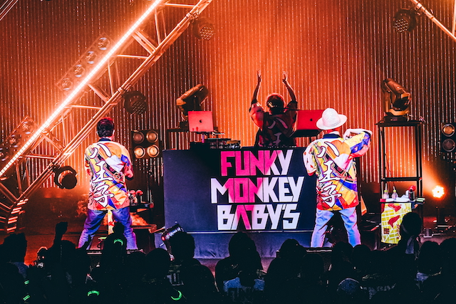 FUNKY MONKEY BΛBY'Sライブ写真 写真:川島彩水
