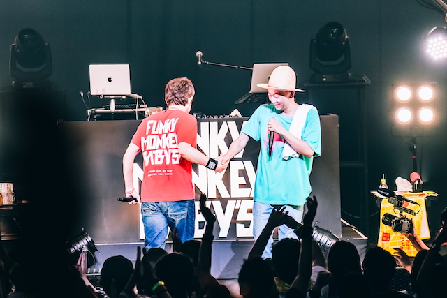 FUNKY MONKEY BΛBY'Sライブ写真 写真:川島彩水