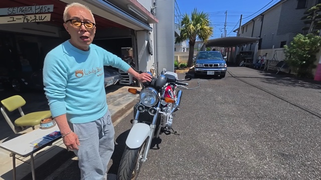 所ジョージ、こだわりカスタムのバイクが納車の画像