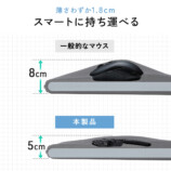 サンワサプライ、厚み1.8cmの超薄型マウスの画像