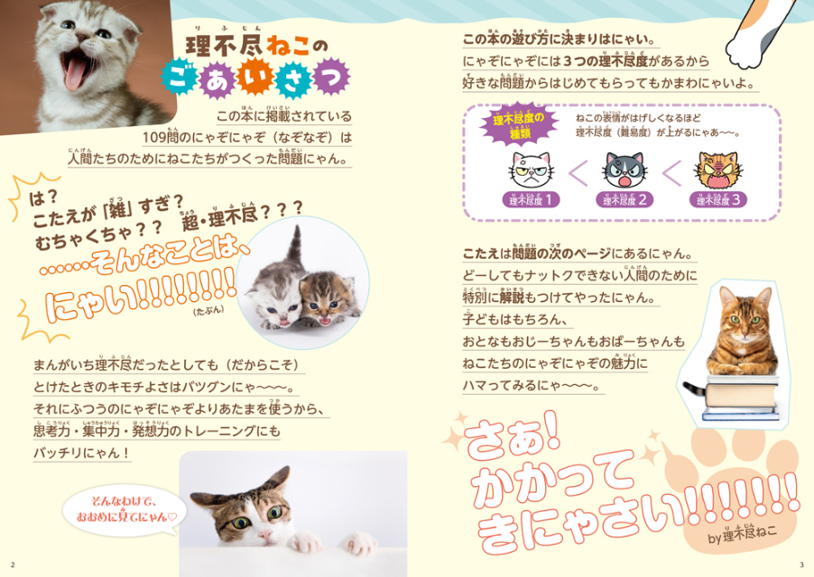 『ねこがつくった理不尽なぞなぞ』が面白いの画像