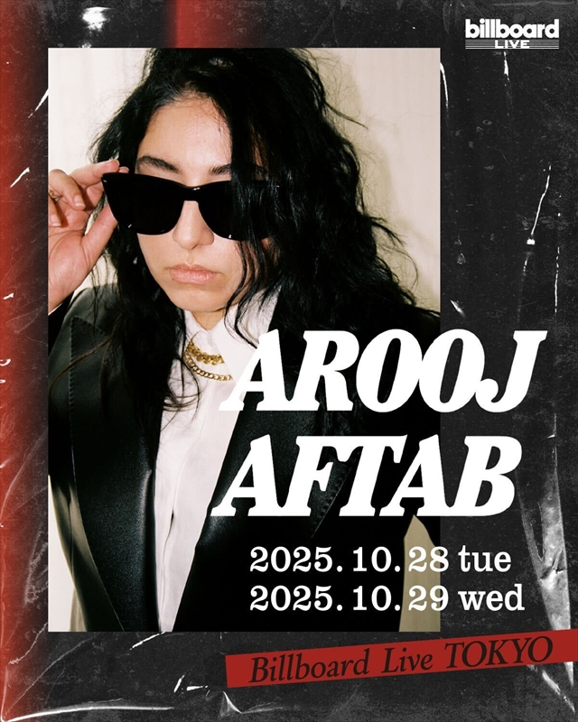 アルージ・アフタブ　ビルボードライブ告知画像